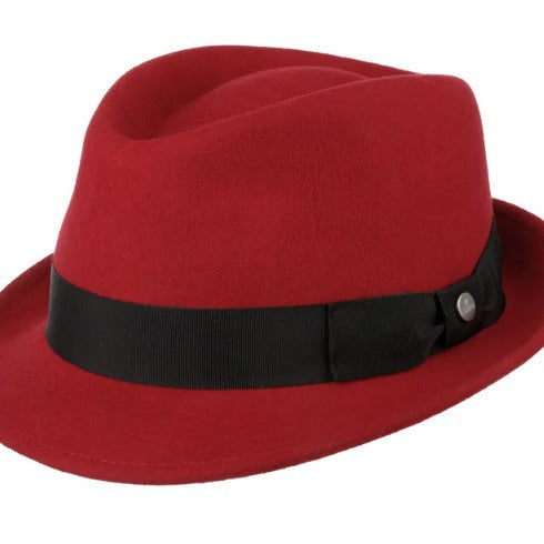 Vintage Wool Jazz Hat Adjustable Stylish Outdoor