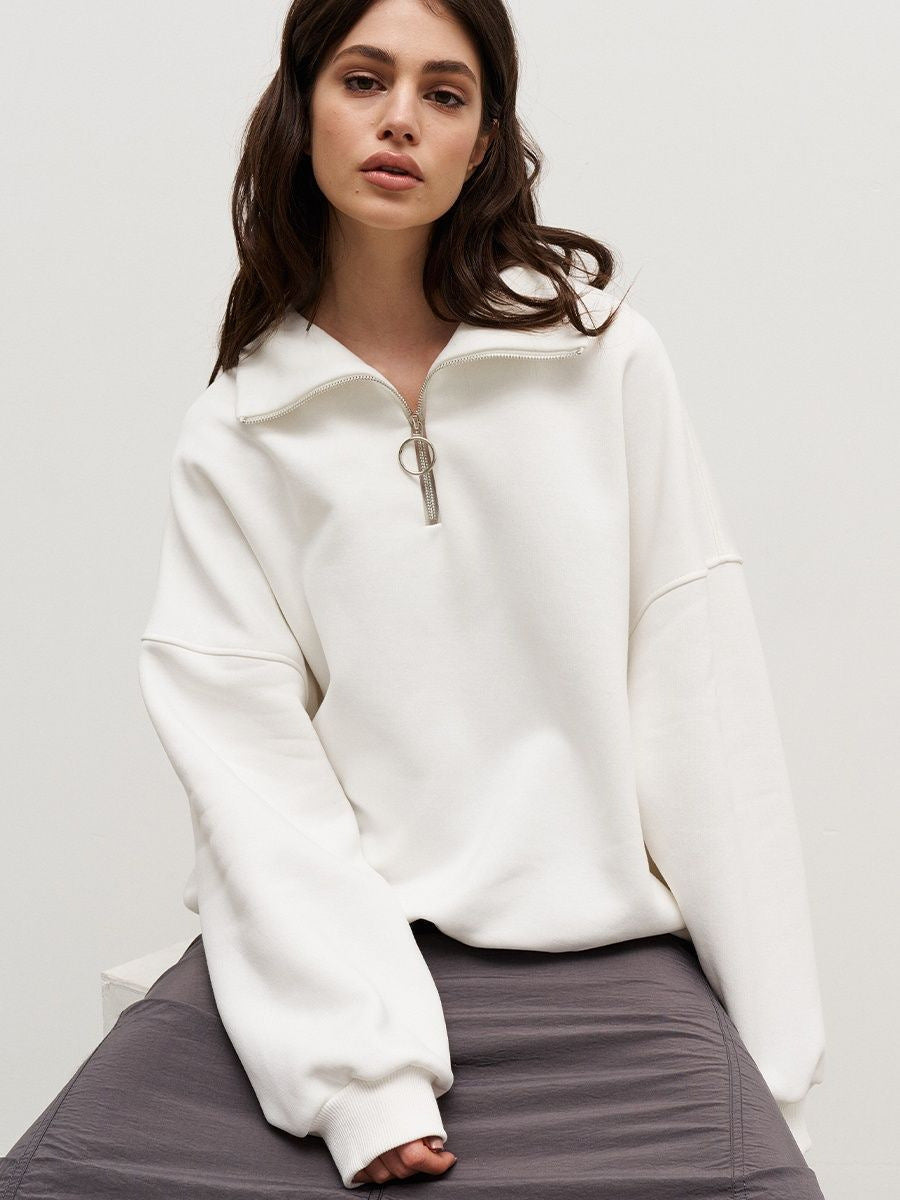 Trendy Casual Zipper Hoodie for Women & Men