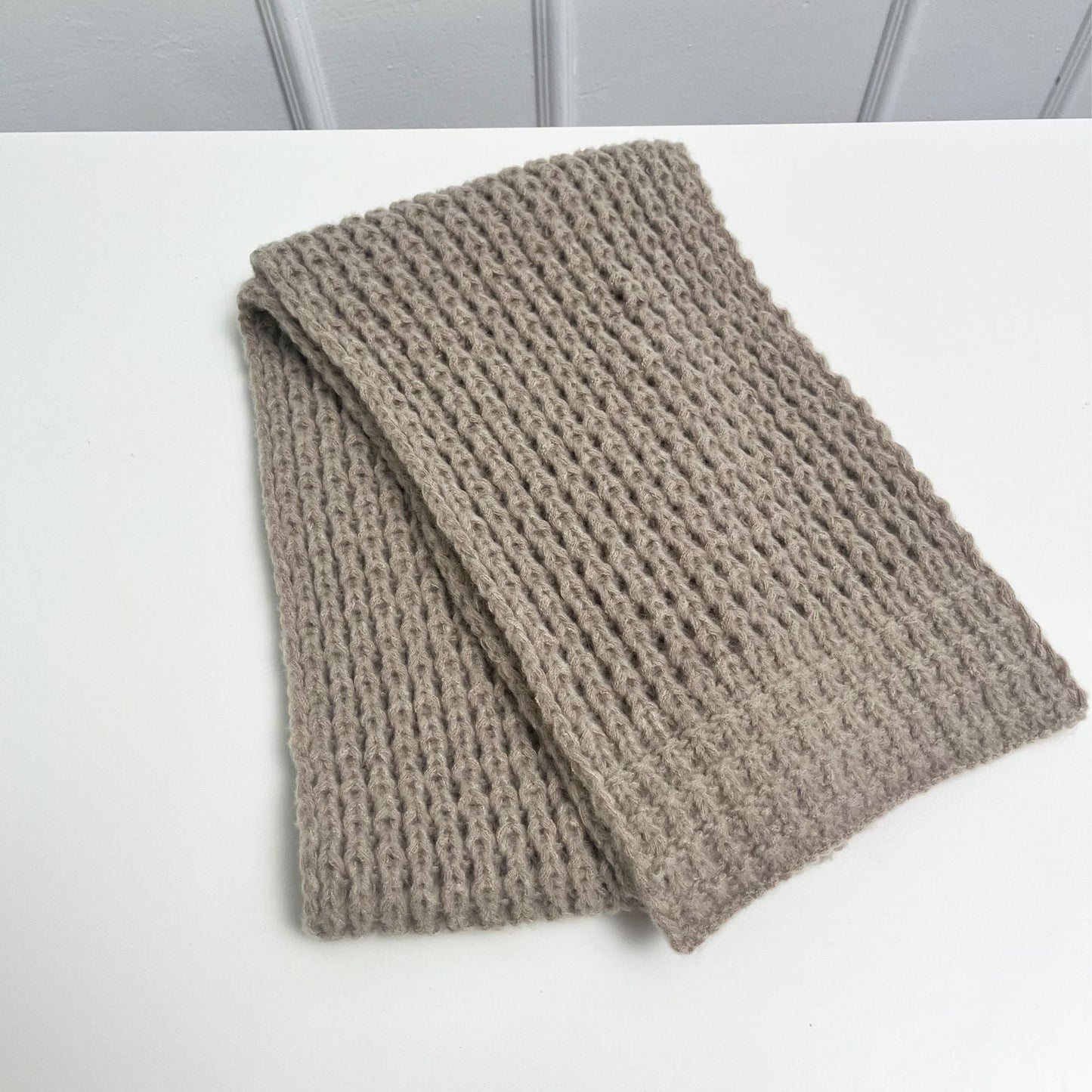 Solid Color Simple Soft Knit Scarve