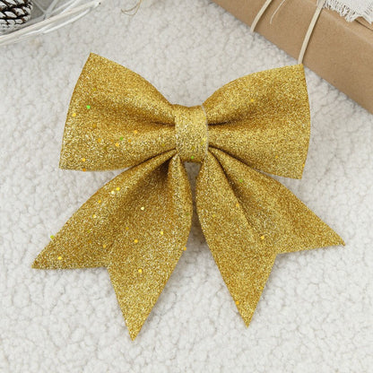 Sparking Bow Knot Christmas Tree Wall Hanging