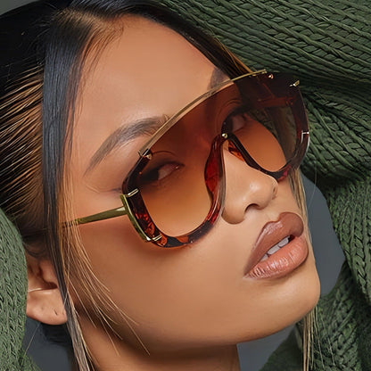Trendy Oversized UV400 Sunglasses for Unisex Fashion