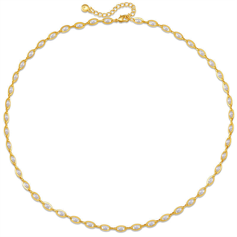 Vintage Simple Pearl Necklace