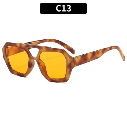 Trendy Pilot Sunglasses with UV400 Protection