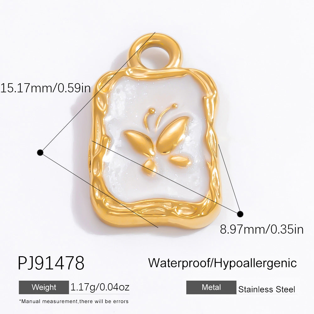 Bohemian Style Stainless Steel Beach Pendant Necklace