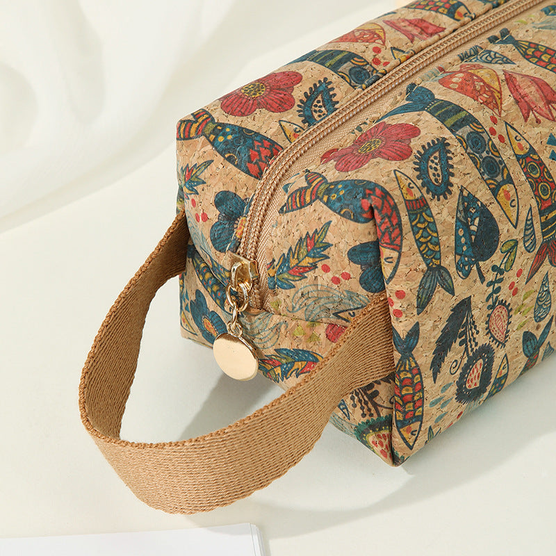Cartoon Print Large Capacity Makeup Bag