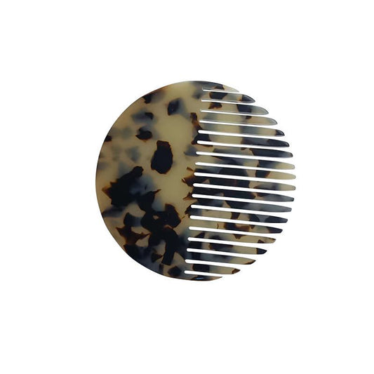 Round Mini Acrylic Portable Hair Combs