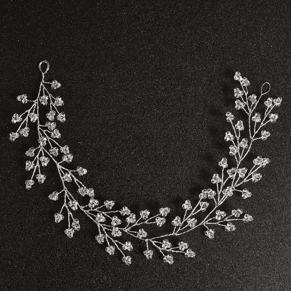 Handmade Pearl And Rhinestone Hairband Wedding Accessories