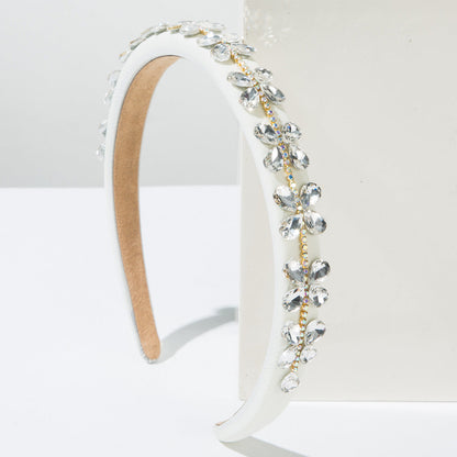 Baroque Style Rhinestone Headband Elegant Hair Accessory