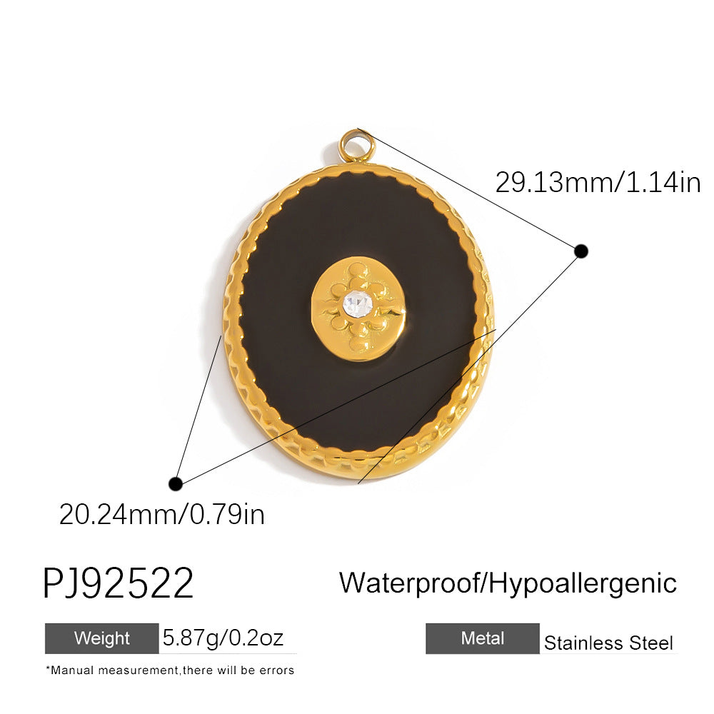 Luxury Heart-Shaped Stainless Steel DIY Jewelry Accessories Bracelet Necklace