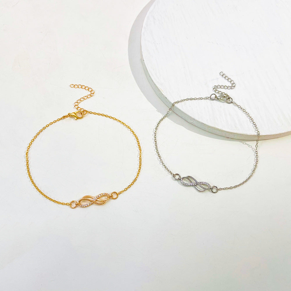 Vintage Zircon DelicateÂ  Anklet