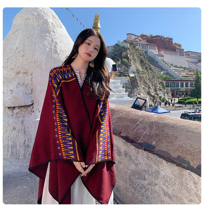 Autumn And Winter New Fashion Tibetan Scarf