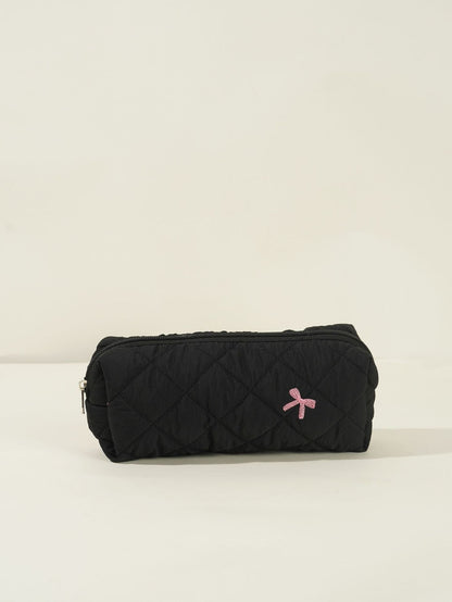 Bows Print Large Capacity Make Up Bag