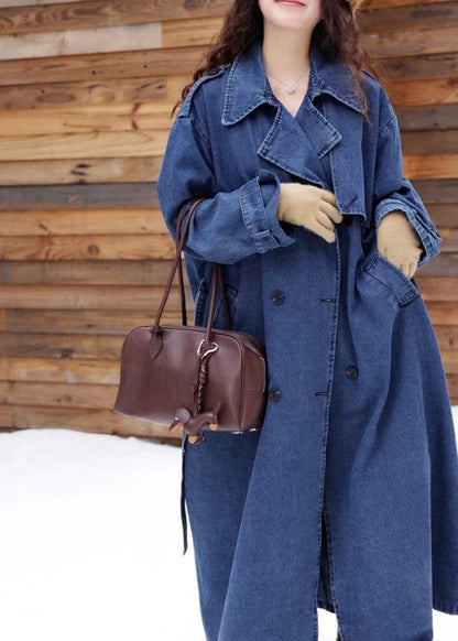 Faux Leather Structured Tote Bag With Charm