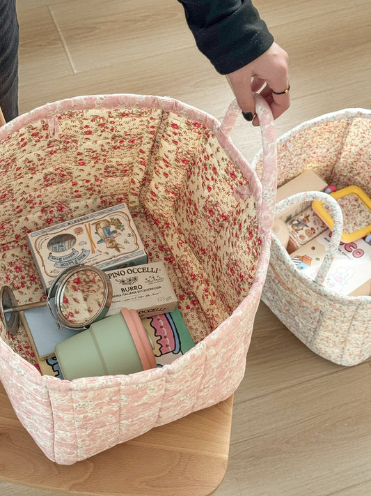 Floral Storage Basket Lightweight Collapsible Storage Box