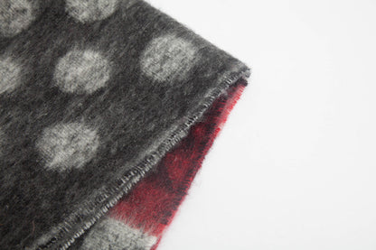 Contrast Color Print Tassel Scarves