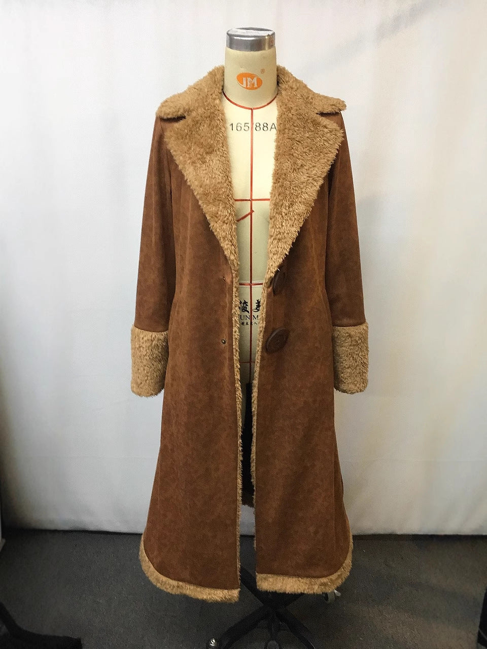 Vintage Western Style Plush Coat for Women