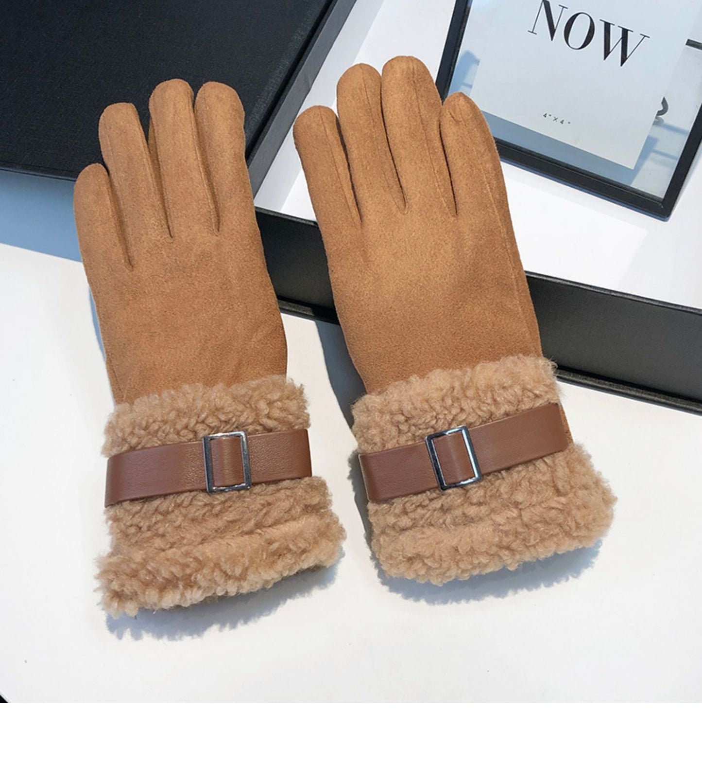 Winter Touch Screen Thermal Suede Gloves
