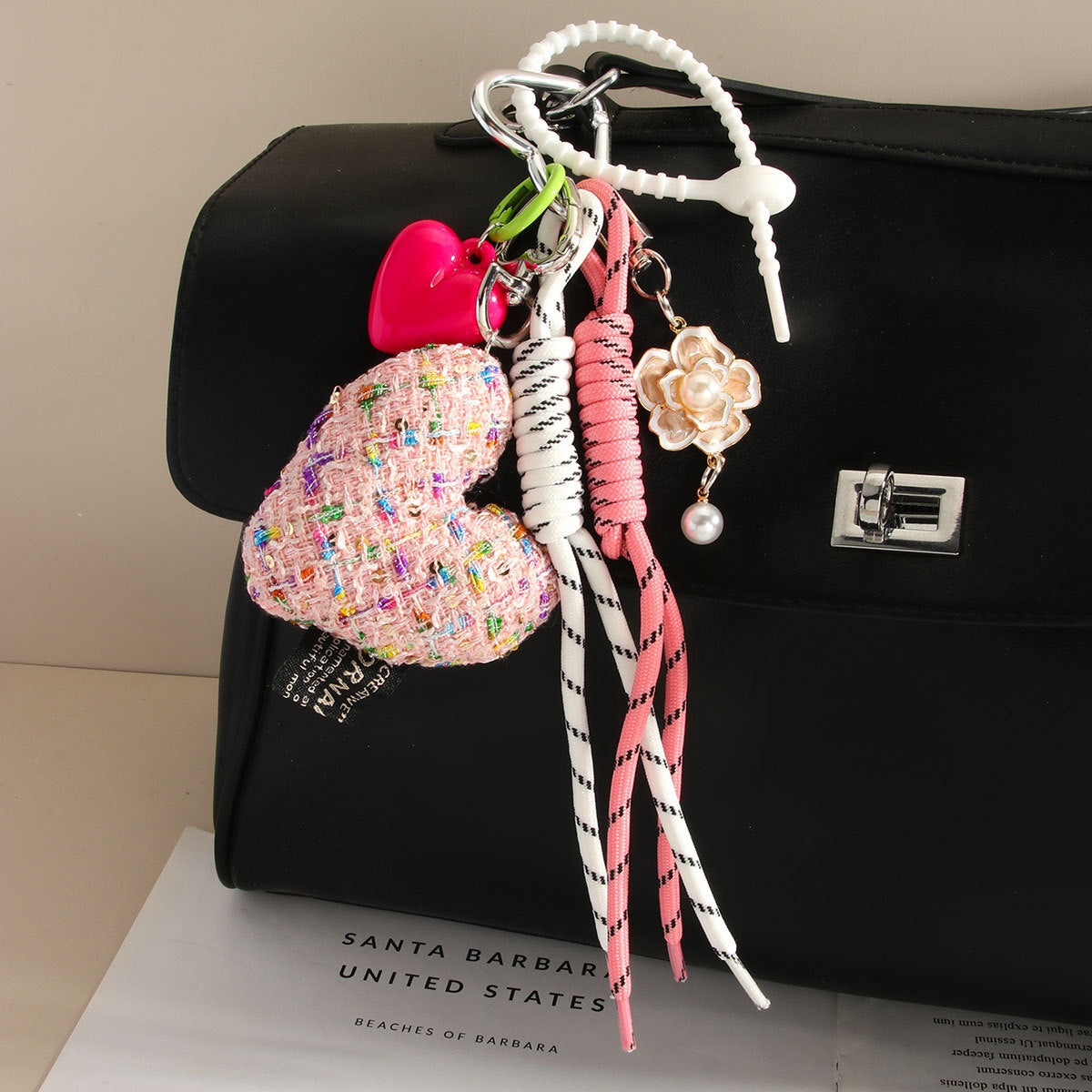 Sweet Love Rope Braided Bag Charms
