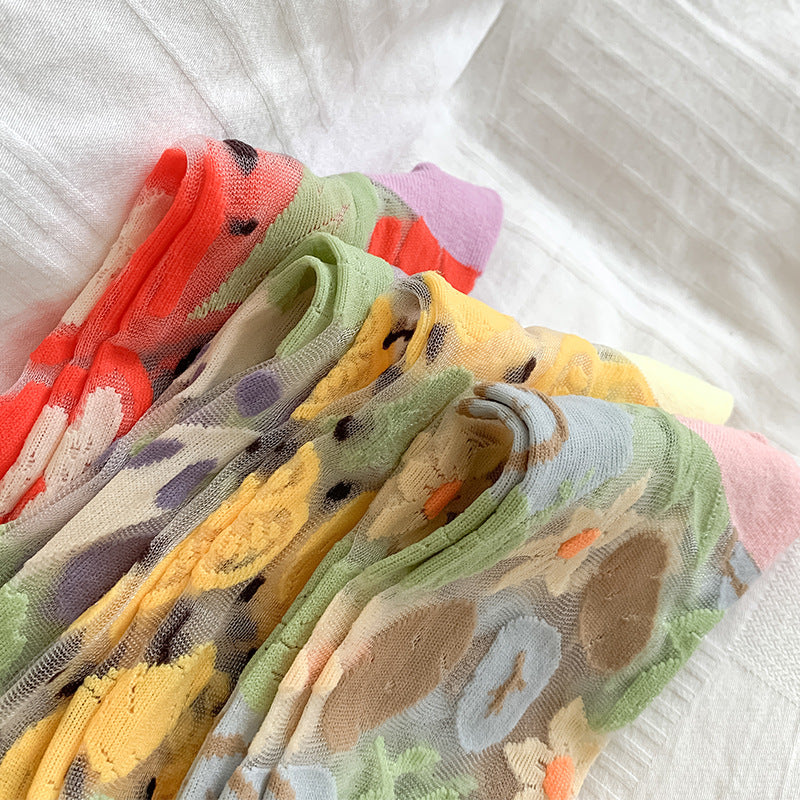 Rufia - Vegetable Pattern Summer Socks
