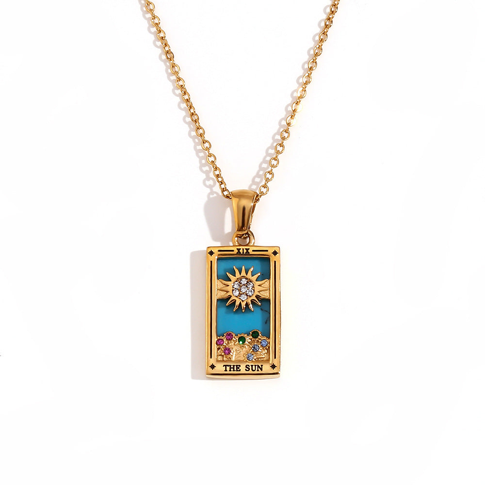 2+ Vintage Zircon Pendant Necklaces