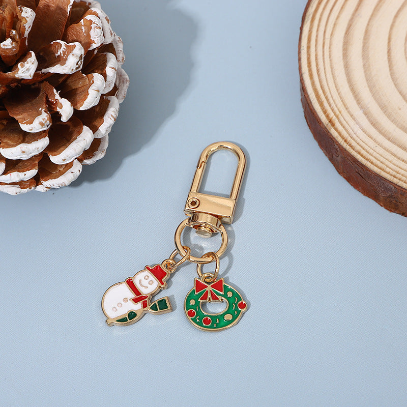 Christmas Theme Cute Reindeer Metal Bag Charm