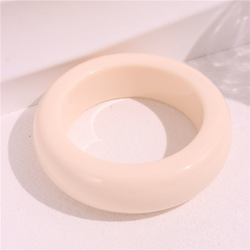 Round Marbling Patterns Single Bracelets