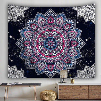 Datura Moon Sun Bohemian Background Cloth Bedroom Home Hanging Cloth Tapestry