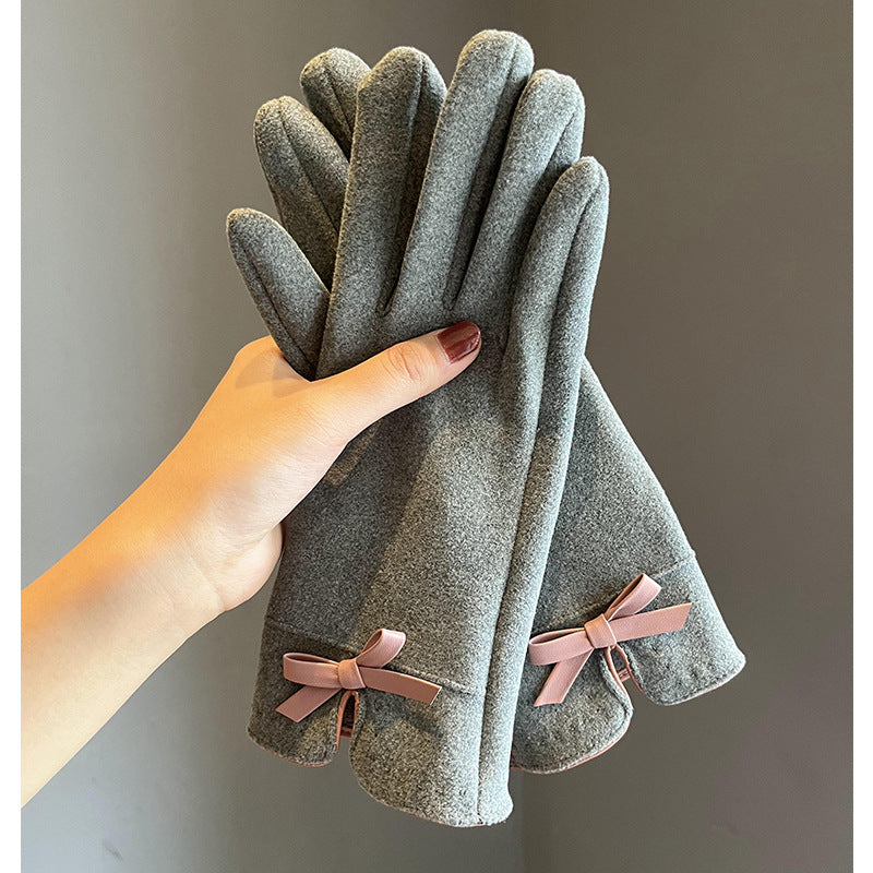 Elegant Touchscreen Thick Warm Winter Gloves