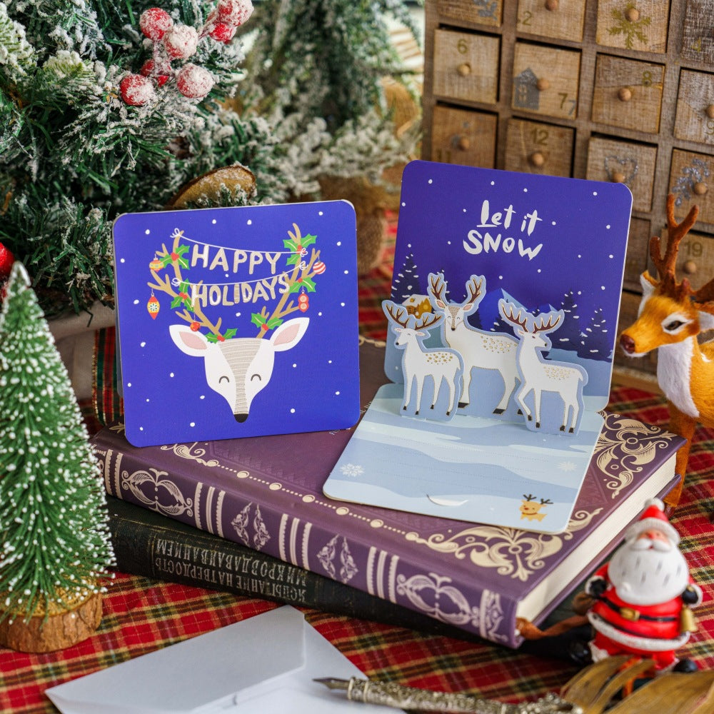 Funny 3D Pop Up Merry Christmas Card