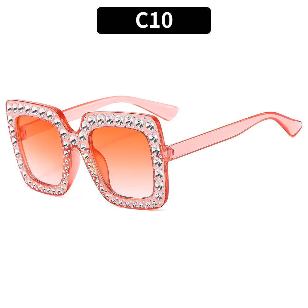 Bling Round Sunglasses for Kids Stylish UV400 Beach Sunglasses
