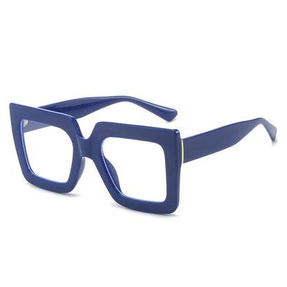 Fashionable Large Frame Blue Light Blocking Glasses for Women
