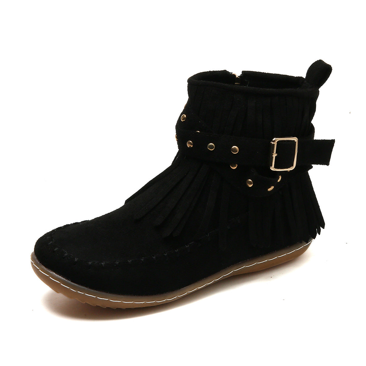Women'S Double-Decker Tassel Boots