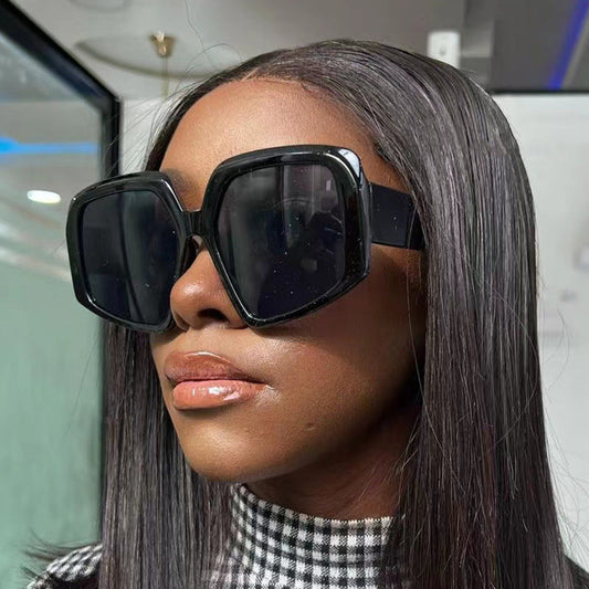 Trendy Oversized Oval Sunglasses for Women