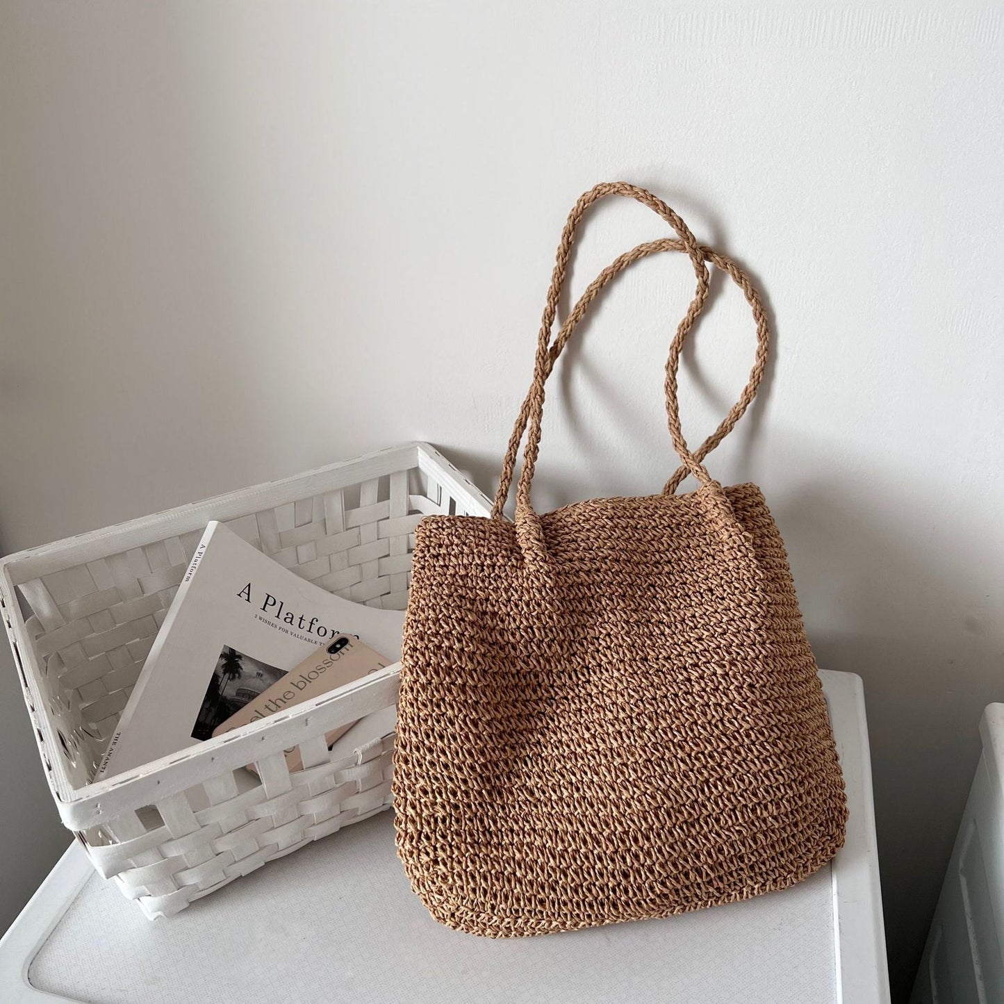 Simple Large Capacity Casual Shoulder Bag