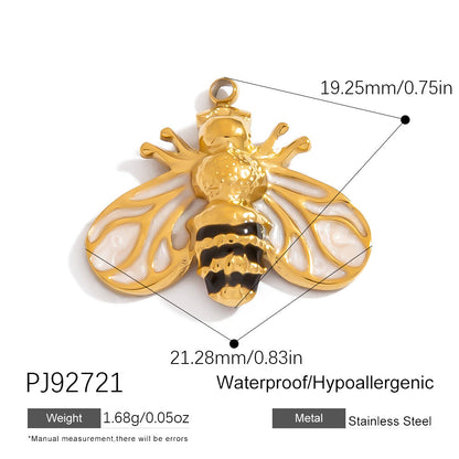 DIY 18K Gold Plated Stainless Steel Jewelry Accessories for Bracelets and Necklaces