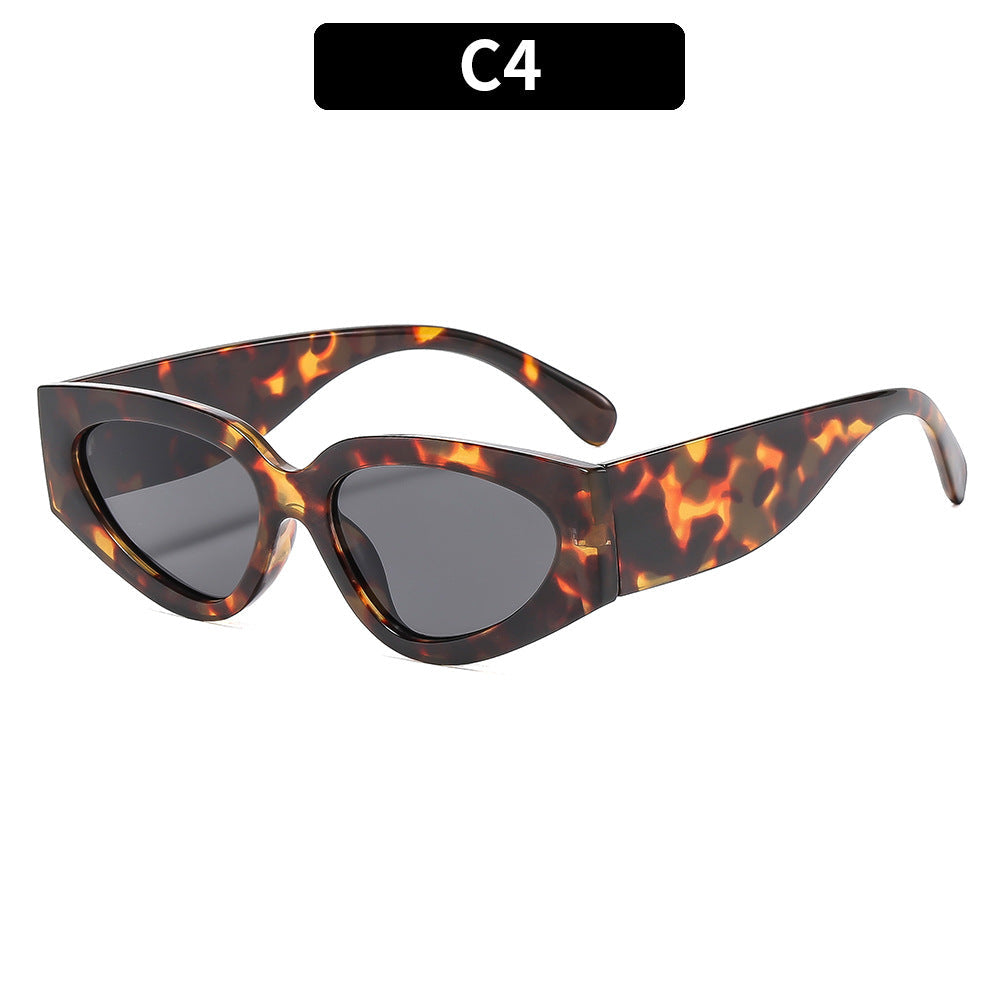 Fashionable Women's Cat Eye Colorblock Sunglasses