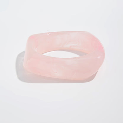Geometric Acrylic Bangle Bracelet Trendy Ins Style For Women