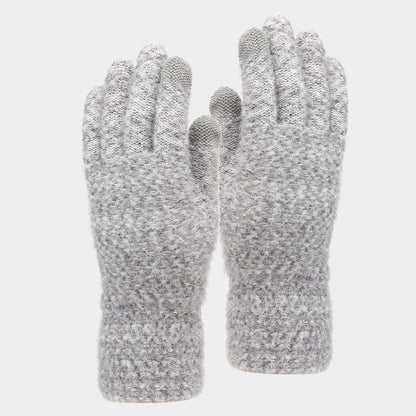 3 Pcs Winter Thermal Beanie Hat Scarf Gloves Sets