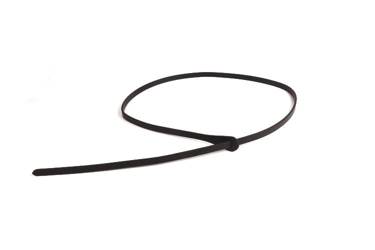 Trendy Solid Color Skinny Leather Belt
