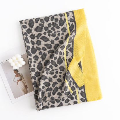 Scarvii - Leopard Print Winter Scarf