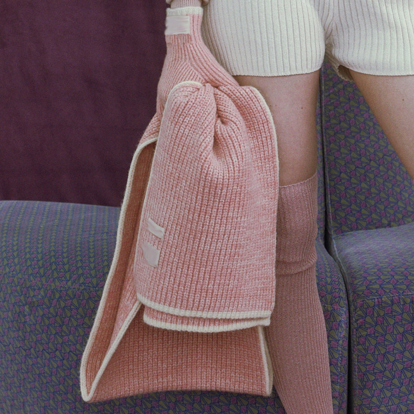 Elegant Thick Knit Solid Winter Warm Scarf
