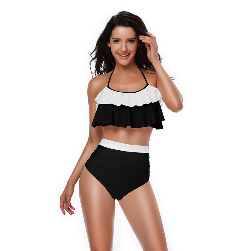 High-Waisted Swimwear Bikini Set For Women