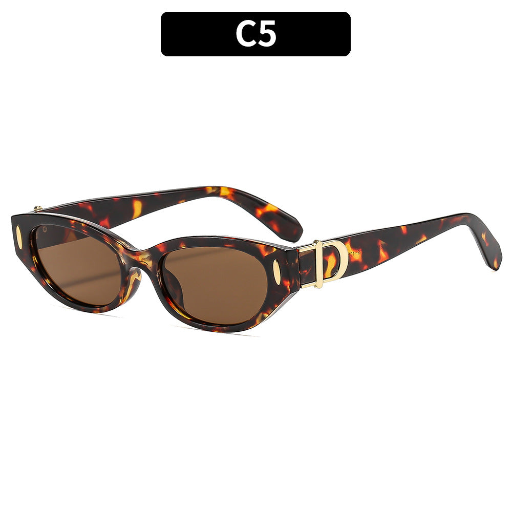 Trendy Retro Cat Eye Sunglasses UV400 Protection
