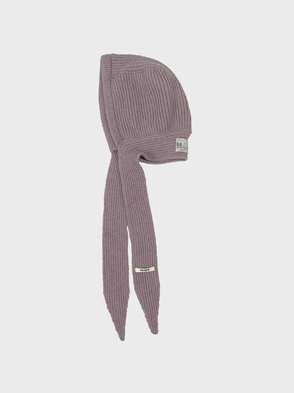 Winter Knitted Balaclava Hooded Scarf Beanie Hat