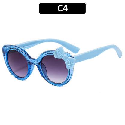 Cute Kids' Butterfly Knot Sunglasses UV400 Protection
