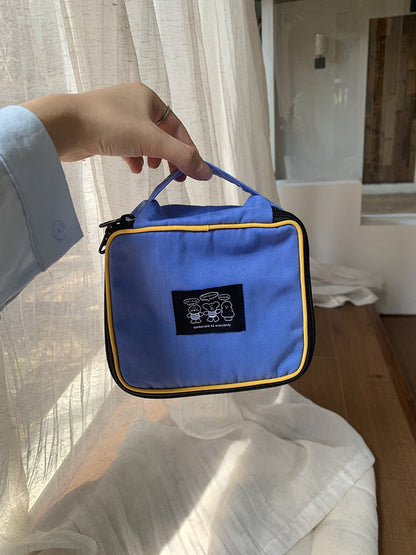 Large Capacity Nylon Travel Makeup Bag Portable Toiletry Organizer