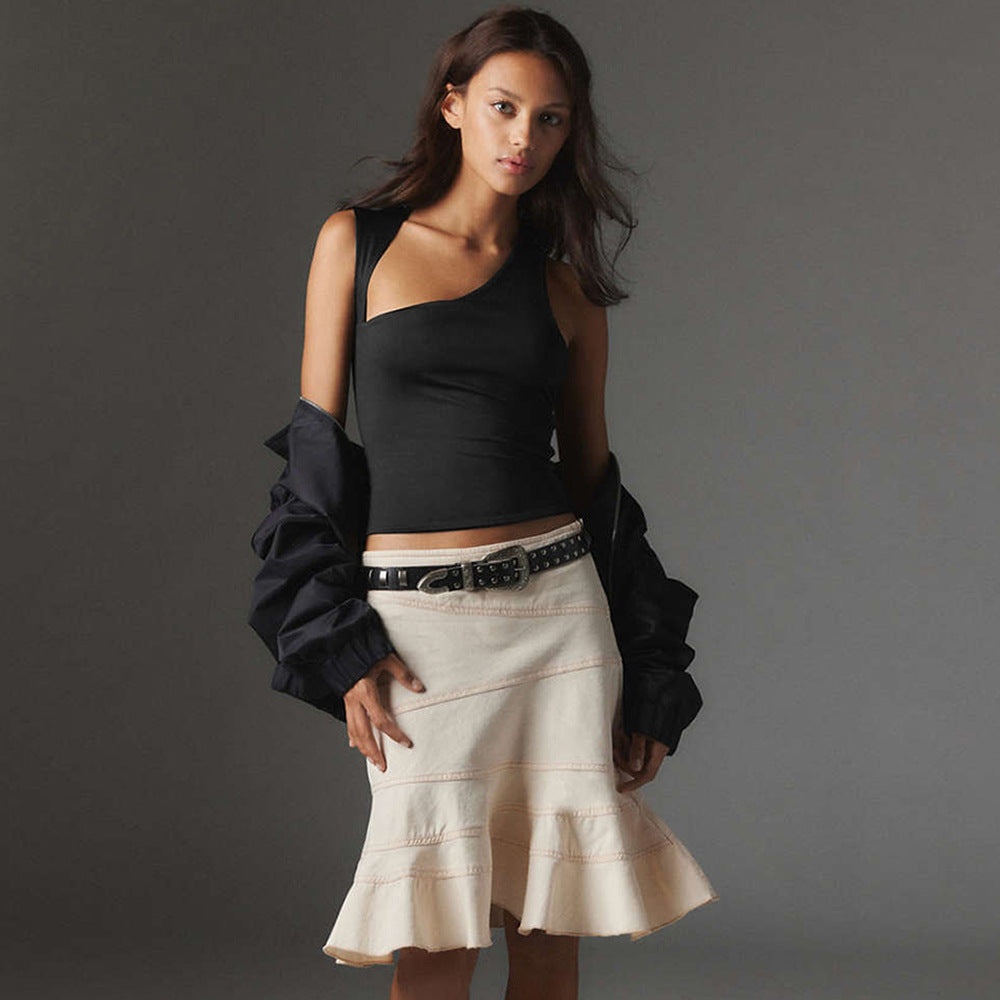 Sexy Hollow Backless Sleeveless Top for Women