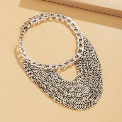 Trendy Multi-Layer Tassel Hip-Hop Anklet For Women