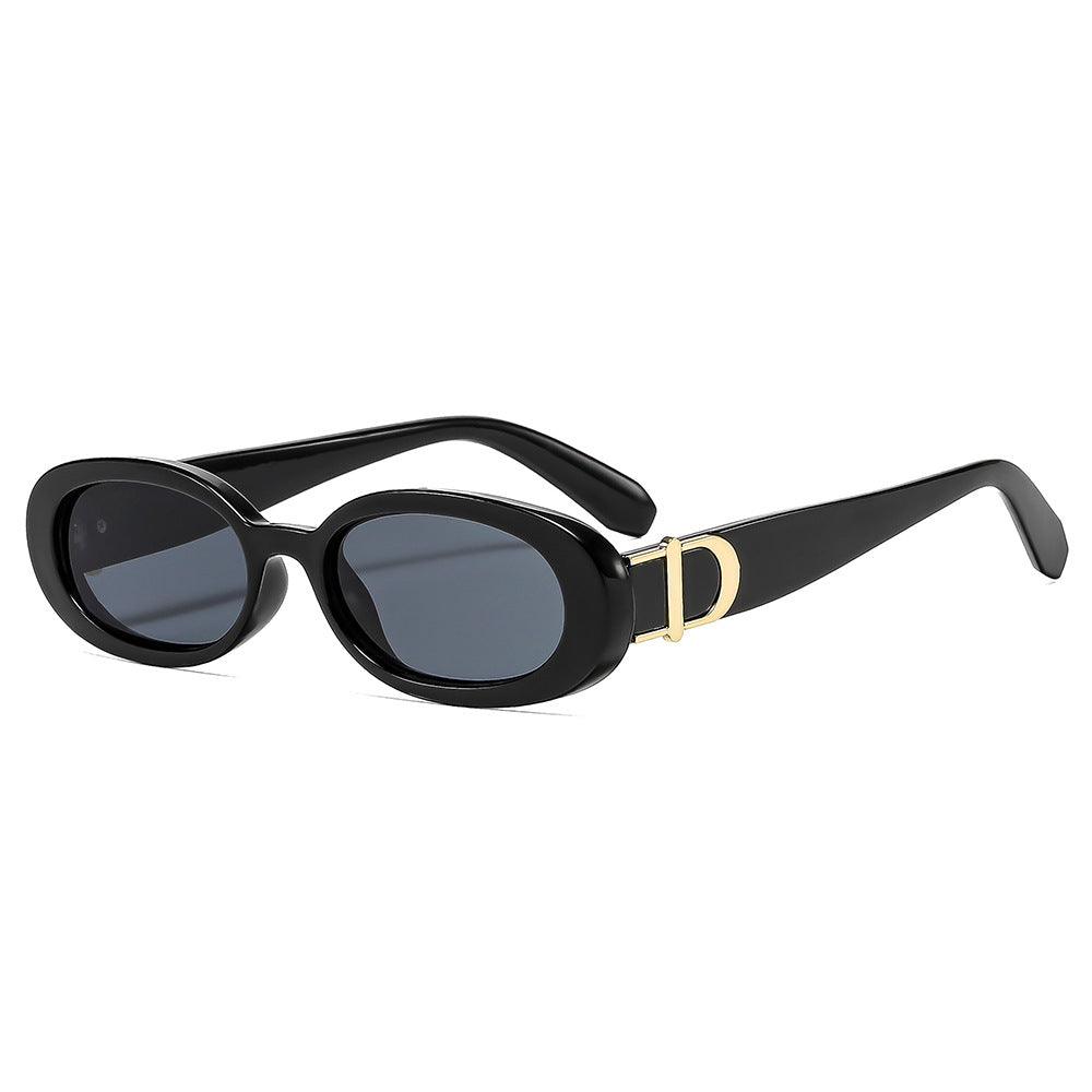 Vintage Oval Women's Summer Sunglasses UV400 Protection