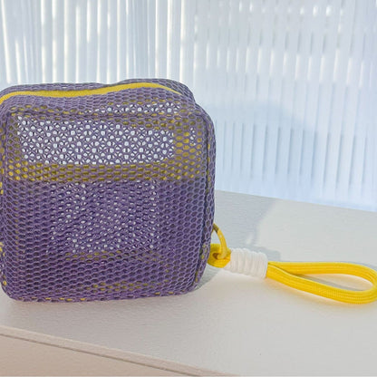 Color Block Square Mini Make Up Bags